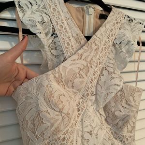 BCBG White Lace Dress